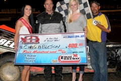 eagle-08-20-11-chris-abelson-and-miss-nebraska-cup-katlin-leonard-and-miss-nebraska-cup-finalist-allie-mccall-with-flagman-billy-lloyd