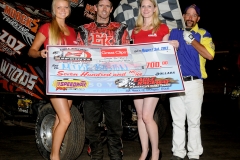 eagle-08-03-13-705-mike-boston-with-miss-nebraska-cup-courtney-wulf-and-miss-nebraska-cup-finalist-jen-harter-and-the-eagle-flagman-billy-lloyd