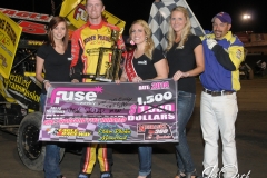 eagle-05-02-14-ne-360-sprints-312-jack-dover-with-miss-nebraska-cup-elle-patocka-and-miss-nebraska-cup-finalist-jen-harter-and-allison-walter-and-flagman-billy-lloyd-joeorthphotos