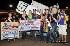 eagle-09-01-13-473-kyle-mccutcheon-with-2013-miss-nebraska-cup-courtney-wulf-and-2013-miss-nebraska-cup-finalist-and-the-eagle-flagman-billy-lloyd